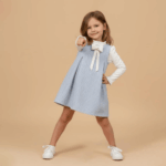 Dress Sky Bow