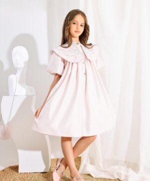 Dress Pink Jacquard