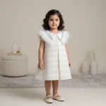 Dress Pearl Neck Jacquard