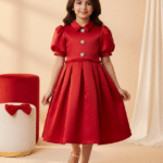 Dress Satin Puff