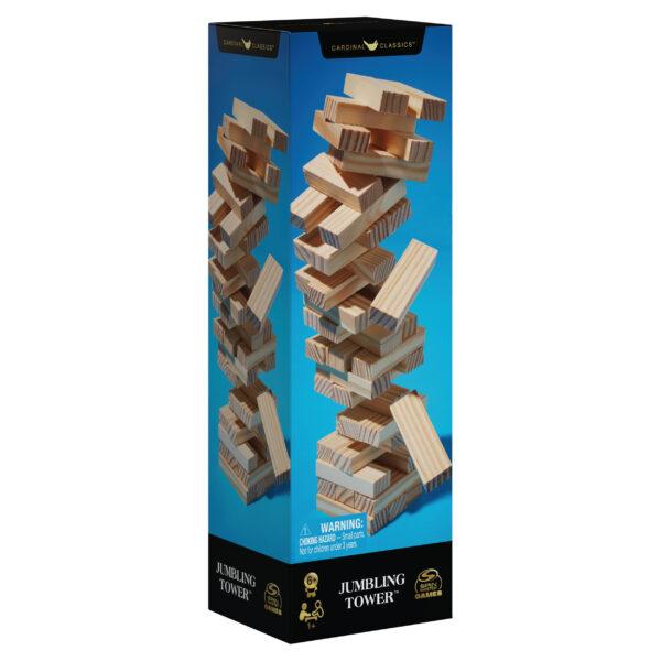 6065338 778988436554 Game Jumbling Towers Wood in Shoe Box 2