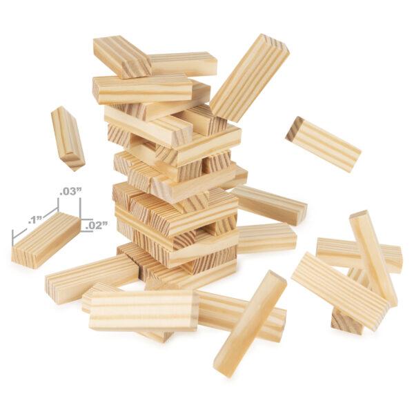 6065338 778988436554 Game Jumbling Towers Wood in Shoe Box 3