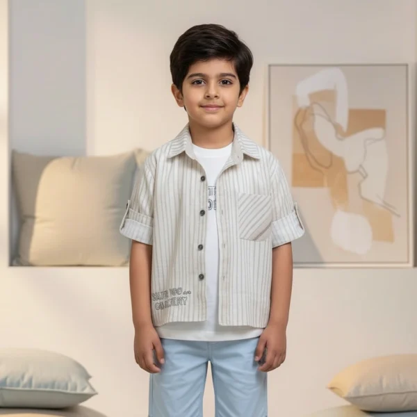 Shorts Set Linen Trio (1)