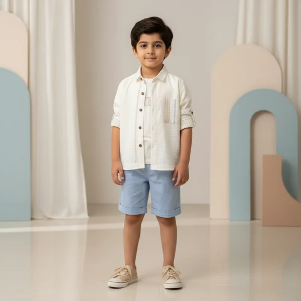 Shorts Set Linen Trio (2)