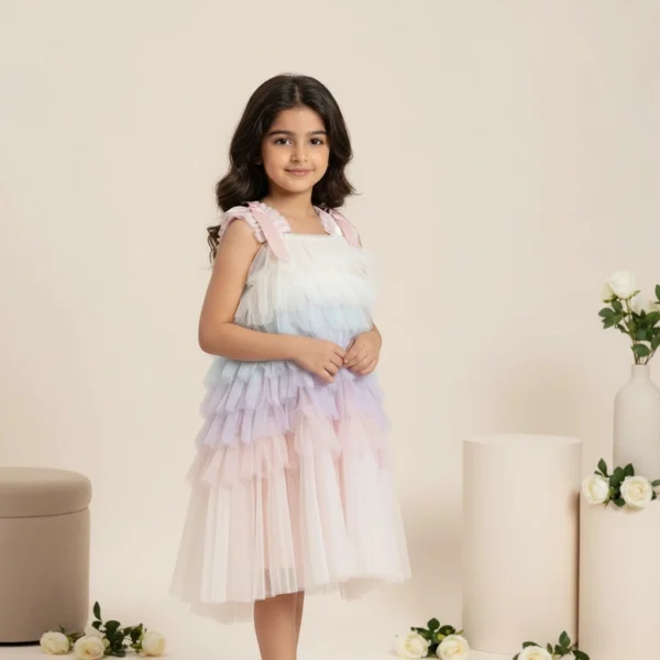 Dress Rainbow Tulle (2)