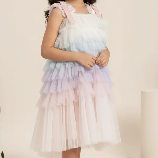 Dress Rainbow Tulle (4)