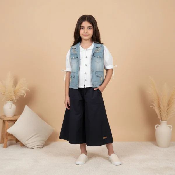 Jacket Oversized Sleeveless Denim (1)