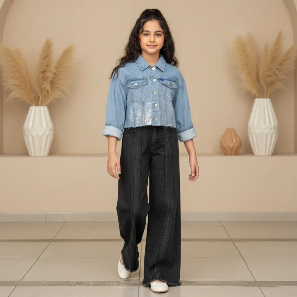 Cropped Denim Jacket (1)